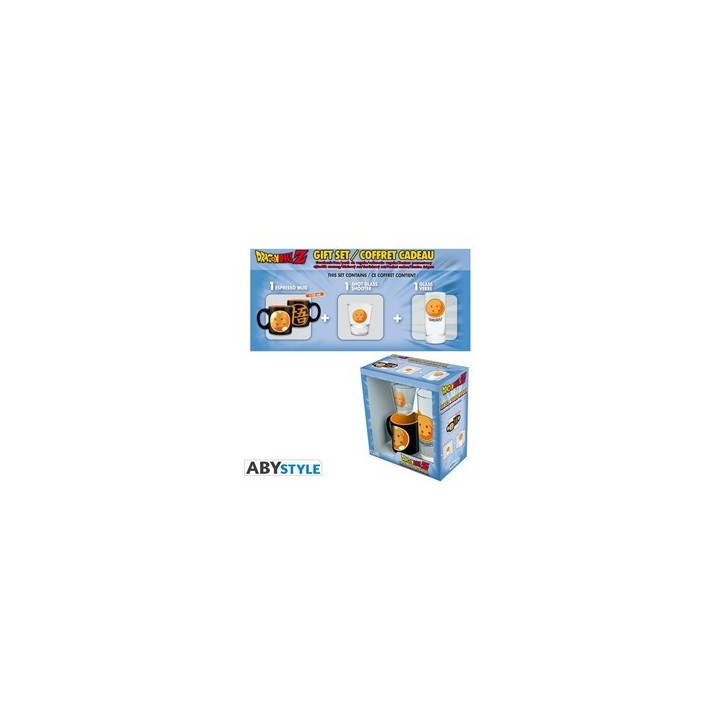 ABYSTYLE DRAGON BALL Z Kit regalo con 2 bicchieri in vetro e mini tazza