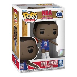 FUNKO POP NBA - 138 Magic Johnson (Blue All Star Uniform 1991) 9 cm