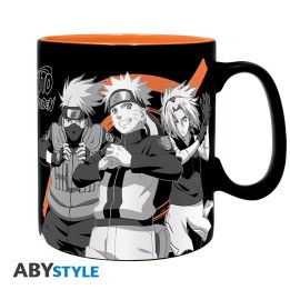 ABYSTYLE NARUTO SHIPPUDEN - Tazza 460 ml: "Group black & white"