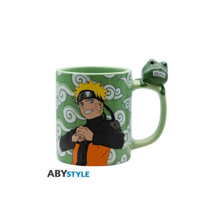ABYSTYLE NARUTO SHIPPUDEN - Tazza con manico 3D: "Naruto and Gama-chan"