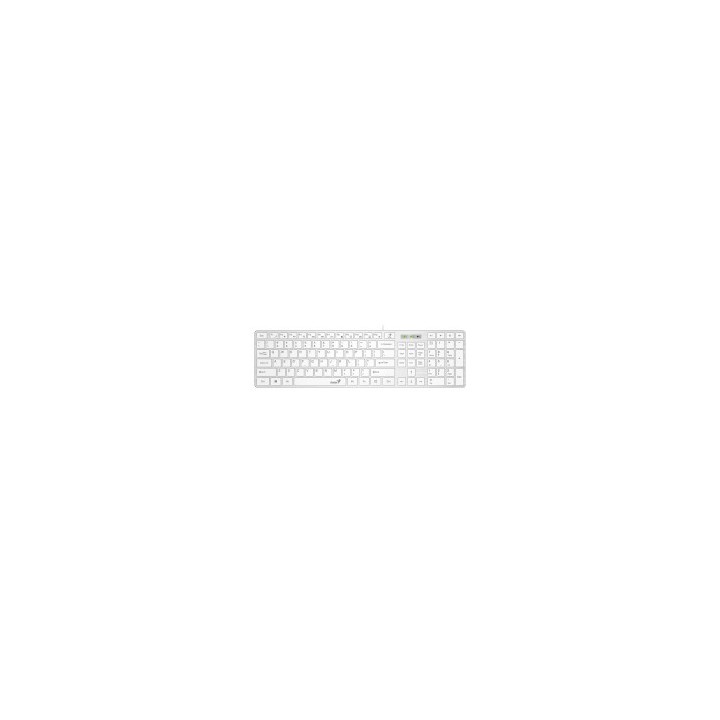 GENIUS TASTIERA MULTIMEDIALE SLIMSTAR 126 SLIM WHITE IT