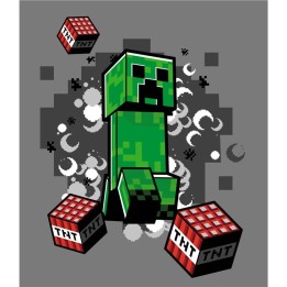 Coperta in Flanella Minecraft: TNT (130x160cm)