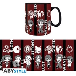 ABYSTYLE THE SEVEN DEADLY SINS - Tazza 460 ml: "Chibi sins"