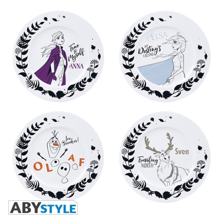 ABYSTYLE DISNEY - Set 4 Piatti "Frozen 2"