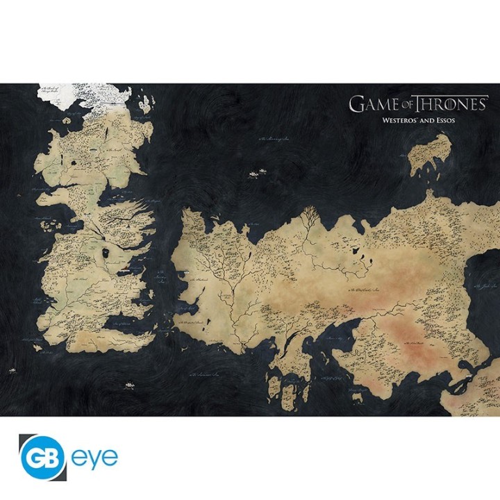 ABYSTYLE GAME OF THRONES: HOUSE OF DRAGON - Poser: Westeros Map” (91.5x61)