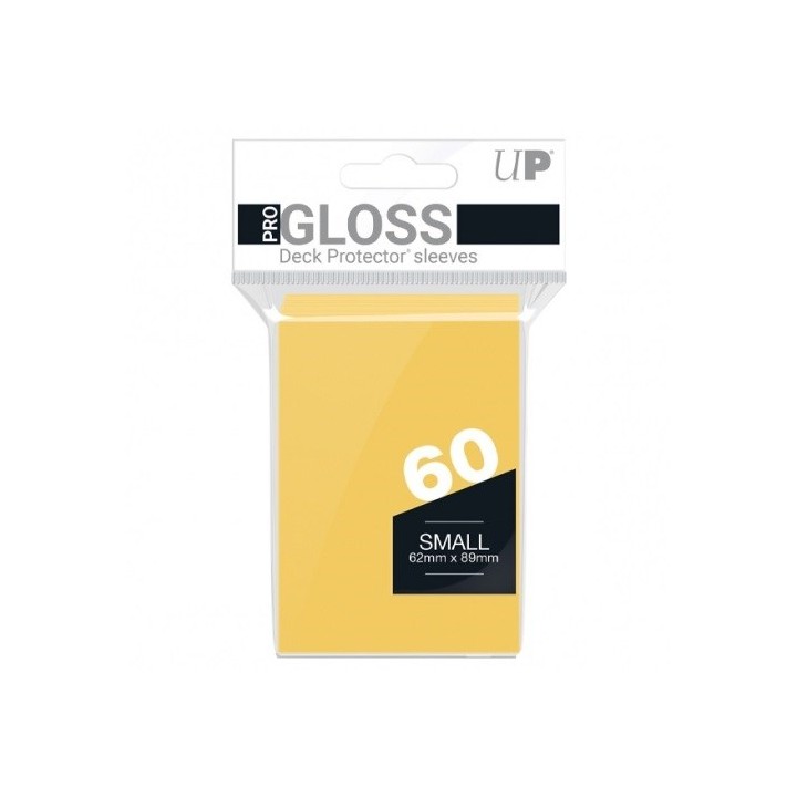 ULTRA PRO - 60 Deck Protector Sleeves Small Pro Gloss Yellow