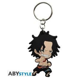 ABYSTYLE ONE PIECE - Portachiavi: "Ace SD"