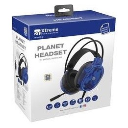 XTREME Cuffie Gaming PLANET 7.1 USB 2mt. BLU LED (PS5,PS4)