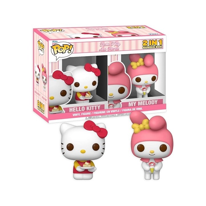 FUNKO POP Bundle Box Hello Kitty And Friends - 2 In 1 Assembled Hello kitty & My Melody 9cm