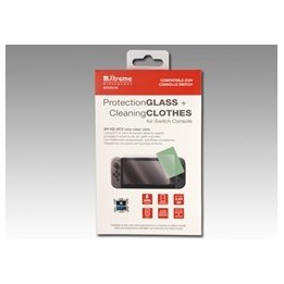 XTREME Switch Nintendo Protection Kit (Lente protettiva in vetro + Panno per pulire)