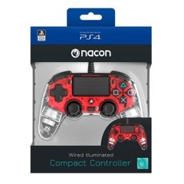 NACON OLP Compact Controller WRD Illuminated Rosso PS4