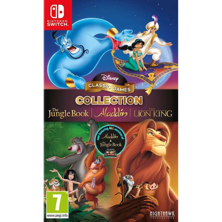 Disney Classic Jungle Book, Aladdin & The Lion King