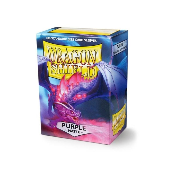 DRAGON SHIELD Standard Sleeves - Matte Purple (100 Sleeves)