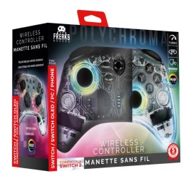 Wireless Polychroma SW Controller for Switch/PC with 1M cable - transparent with LED