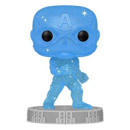 FUNKO POP Marvel: Infinity Saga Artist Series - 46 Captain America (Blue) 9 cm