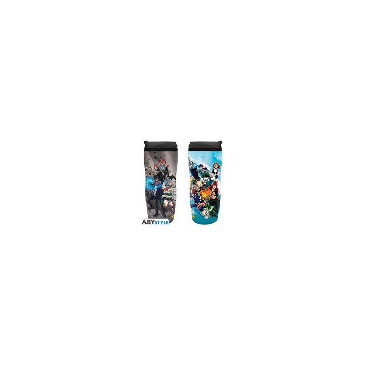 ABYSTYLE MY HERO ACADEMIA - Tazza da viaggio: "Heroes vs Villains"