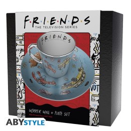 ABYSTYLE FRIENDS: Set Tazza - Sotto tazza Pattern