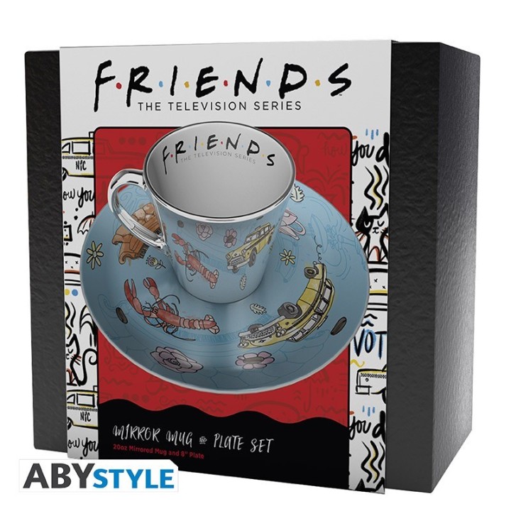 ABYSTYLE FRIENDS: Set Tazza - Sotto tazza Pattern