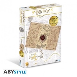 ABYSTYLE HARRY POTTER THE MARAUDER'S MAP PUZZLE 1000PZ. 50X70CM.