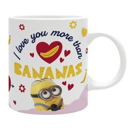 ABYSTYLE MINIONS - Tazza 320 ml: "I LOVE YOU MORE THAN BANANAS"