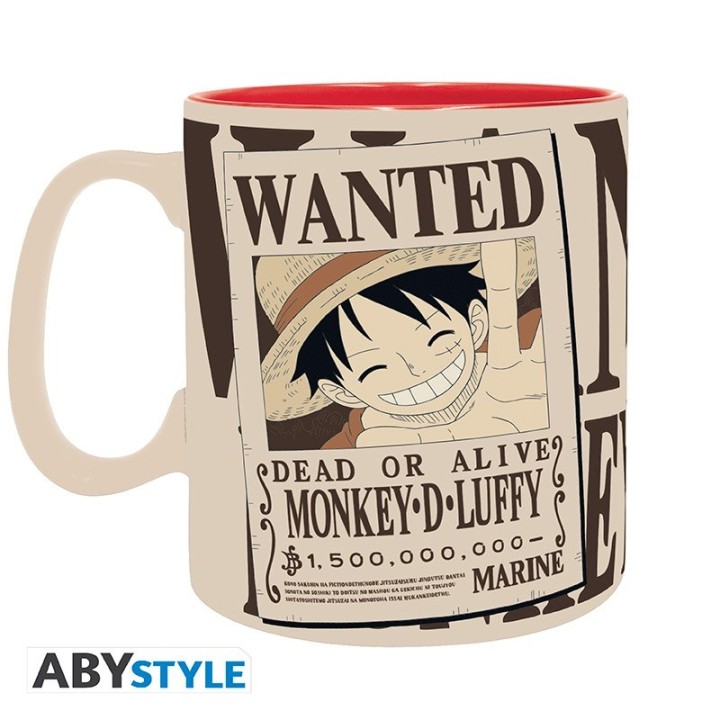 ABYSTYLE ONE PIECE - Tazza 460 ml: "Luffy & Wanted"