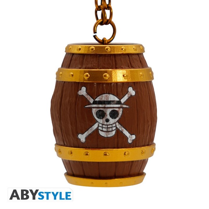 ABYSTYLE ONE PIECE - Portachiavi 3D: "Barrel"