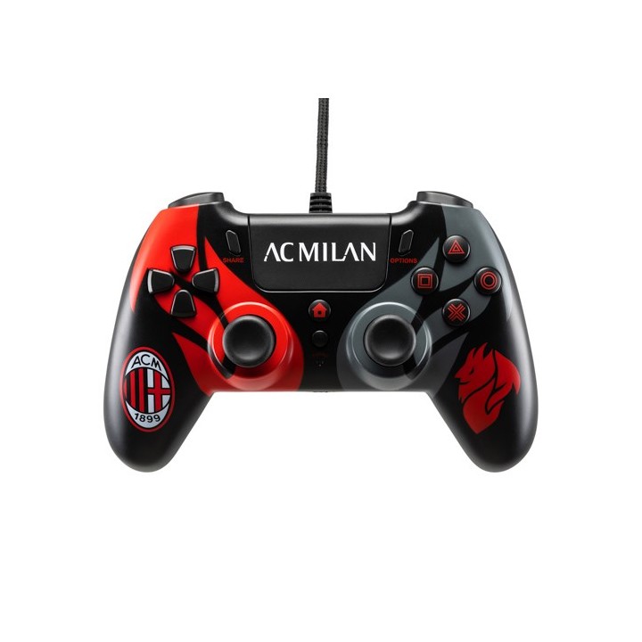 QUBICK Wired Controller PS4: AC Milan 2.0