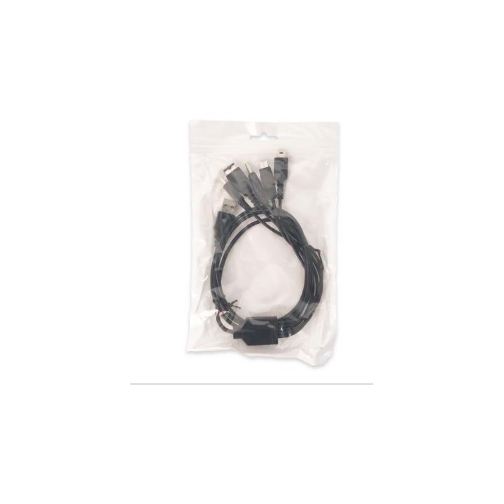 USB Multiconsole Cable (all DS/GamePad WiiU/PSP) (in freaks and geeks bags + labels)