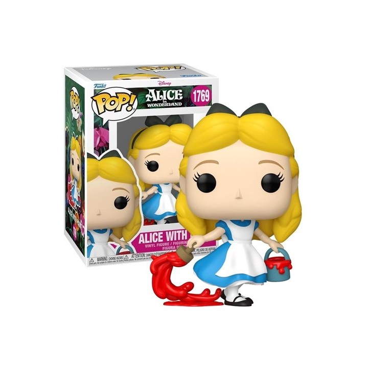 FUNKO POP Disney: Alice In Wonderland - 1769 Alice With Paint 9cm