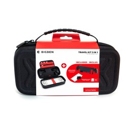 Switch Travel kit 3 in 1 ( include custudia rigida , stand con grip, vetro terperato