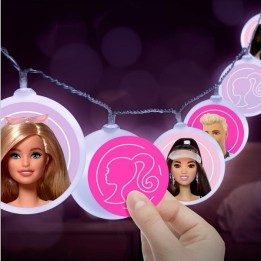 PALADONE BARBIE - FILO LUCI CON STICKERS (PERSONALIZZABILE)