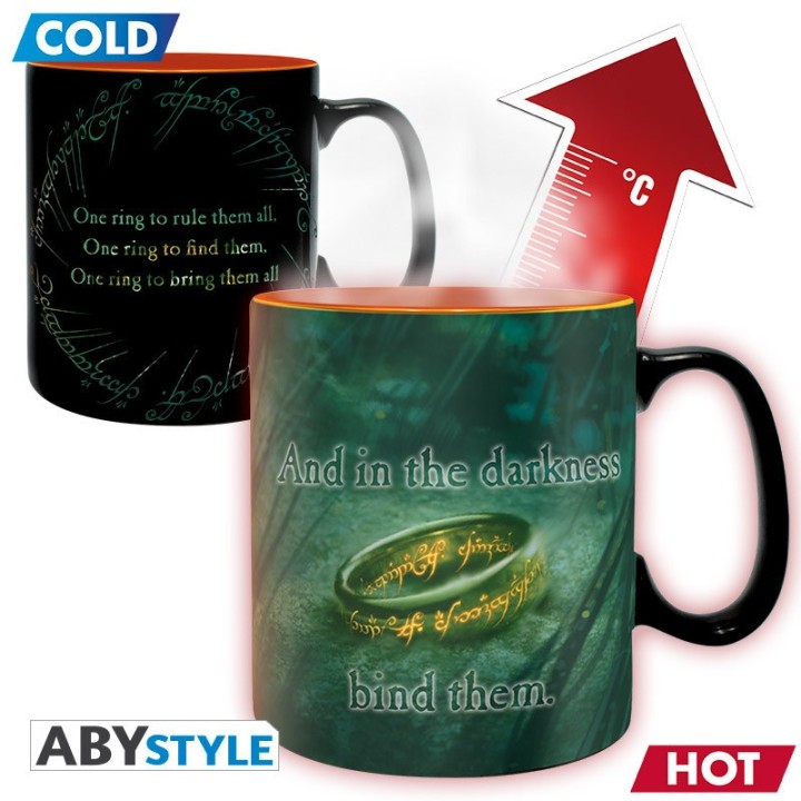 ABYSTYLE LORD OF THE RINGS - Tazza termosensnbile 460 ml: "Sauron"