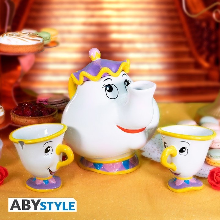 ABYSTYLE DISNEY: La Bella e la Bestia - Servizio da tè: "Mrs. Potts & Chip"