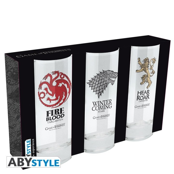 ABYSTYLE GAME OF THRONES: Set Bicchieri: "House"