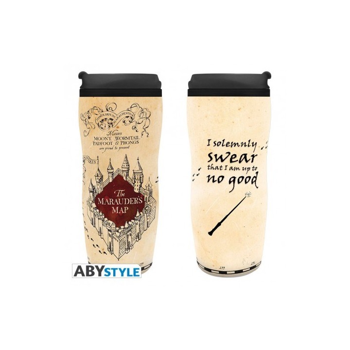 ABYSTYLE HARRY POTTER - Tazza da Viaggio Isotermica: Mappa del malandrino