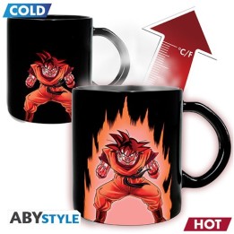 ABYSTYLE - DRAGON BALL - Mug Heat Change - 460 ml - DBZ/ Goku