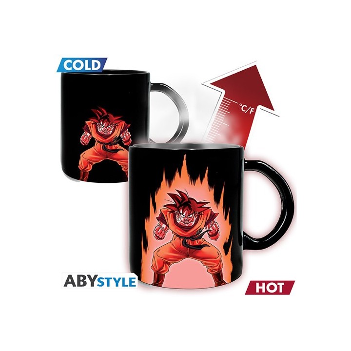ABYSTYLE - DRAGON BALL - Mug Heat Change - 460 ml - DBZ/ Goku