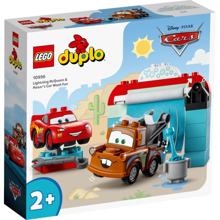 LEGO 10996 DISNEY - Divertimento all’autolavaggio con Saetta McQueen e Cricchetto