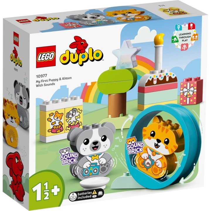 LEGO 10977 DUPLO - Il mio primo cagnolino e gattino con suoni