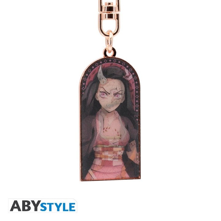ABYSTYLE DEMON SLAYER - Portachiavi lenticolare: "Nezuko S2"