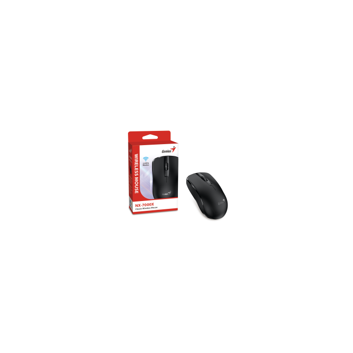 GENIUS MOUSE WIR. NX-7000X BLACK (batteria 1xAA)