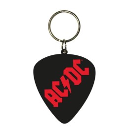PYRAMID AC/DC - PORTACHIAVI IN GOMMA: PLECTRUM