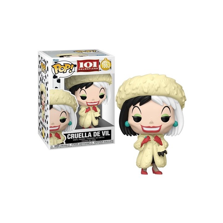 FUNKO POP Disney: 101 Dalmatians - 1663 Cruella De Vil With Chase 9cm
