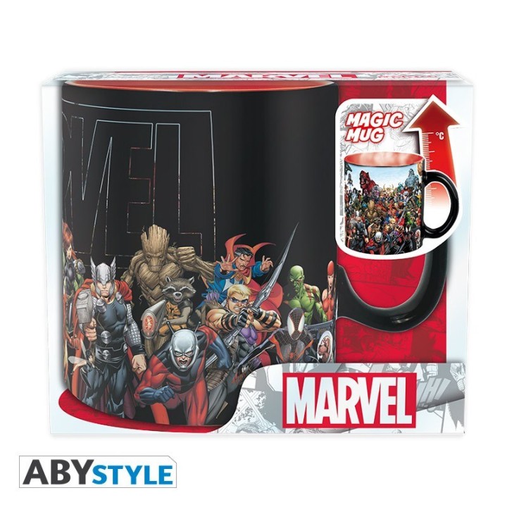 ABYSTYLE MARVEL - Tazza Termica 460 ml: "Marvel Heroes"