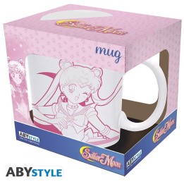 SAILOR MOON - Tazza 320 ml : " Sailor Moon&Luna"