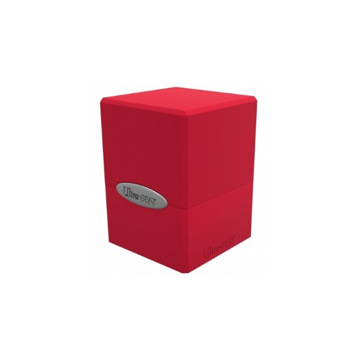 ULTRA PRO - Deck Box 100+ Satin Cube - Apple Red