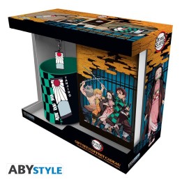 ABYSTYLE DEMON SLAYER : Tazza 320ml + Portachiavi + Agenda "Tanjiro"