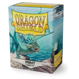 DRAGON SHIELD Standard Sleeves - Matte Mint (100 Sleeves)