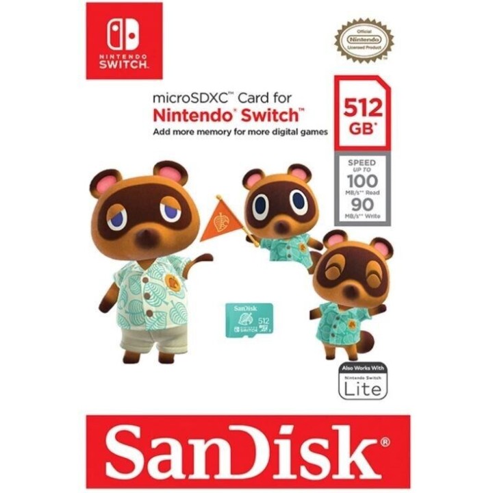 SANDISK Micro SDXC 512 GB Animal Crossing Edition