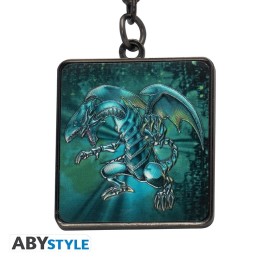 ABYSTYLE YU-GI-OH! - Portachiavi in metallo: "Blue Eyes White Dragon"